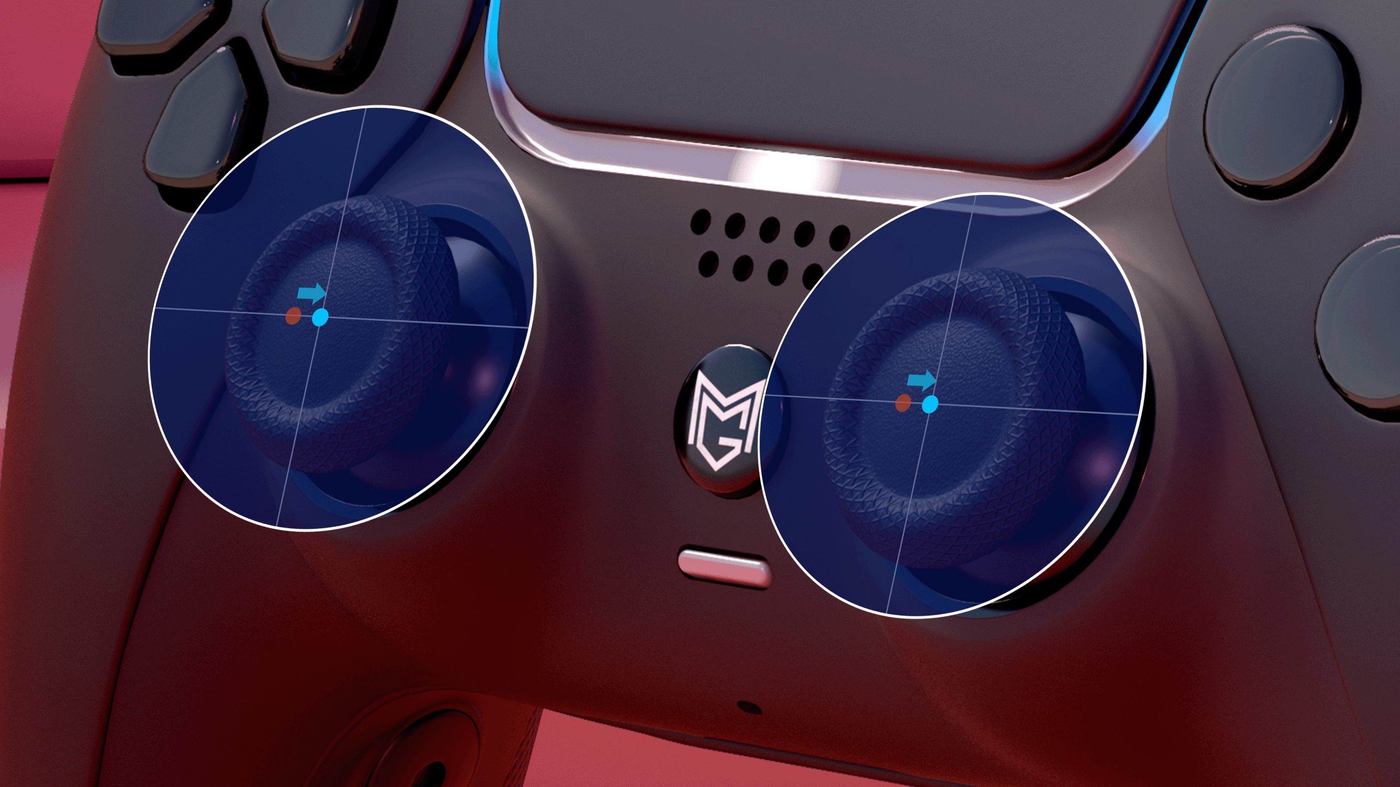 MERKA.G PS5 Dualsense Custom Controller Back Button Paddle カスタムコントローラー 背面ボタン クリックトリガーバンパー