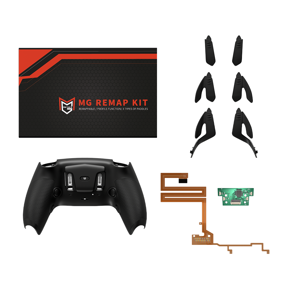 MERKA.G Sony PlayStation Dualsense PS5 カスタムコントローラー カスタムキット 背面ボタン リマッピング プロファイル Remap Custom Kit For Controller Remapping Profile Function