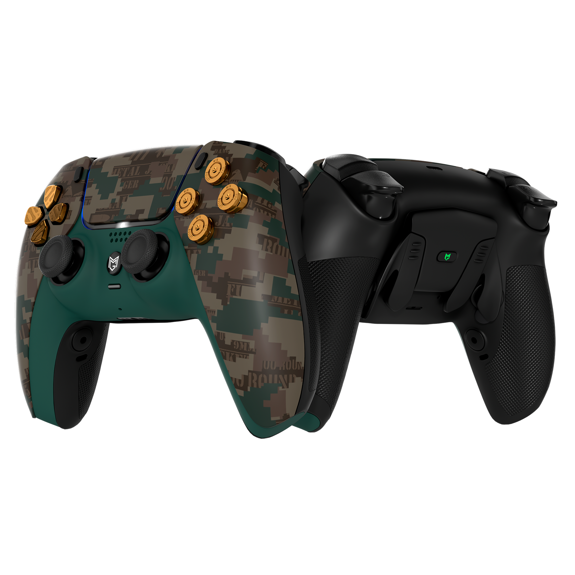 Sony PlayStation Dualsense Custom Controller PS5 / PC カスタムコントローラー FusionX Pro フュージョン Model: FusionX MILITARY