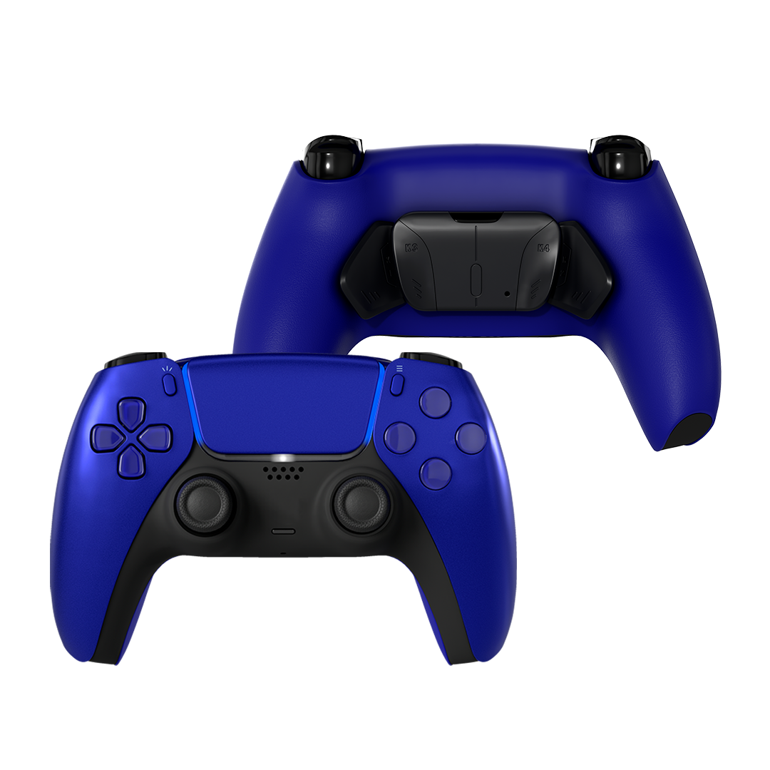 MERKA.G【即納】Sony PlayStation Dualsense Custom Controller PS5 / PC カスタムコントローラー ボタン数: 4つ カラー: コバルトブルー Cobalt Blue