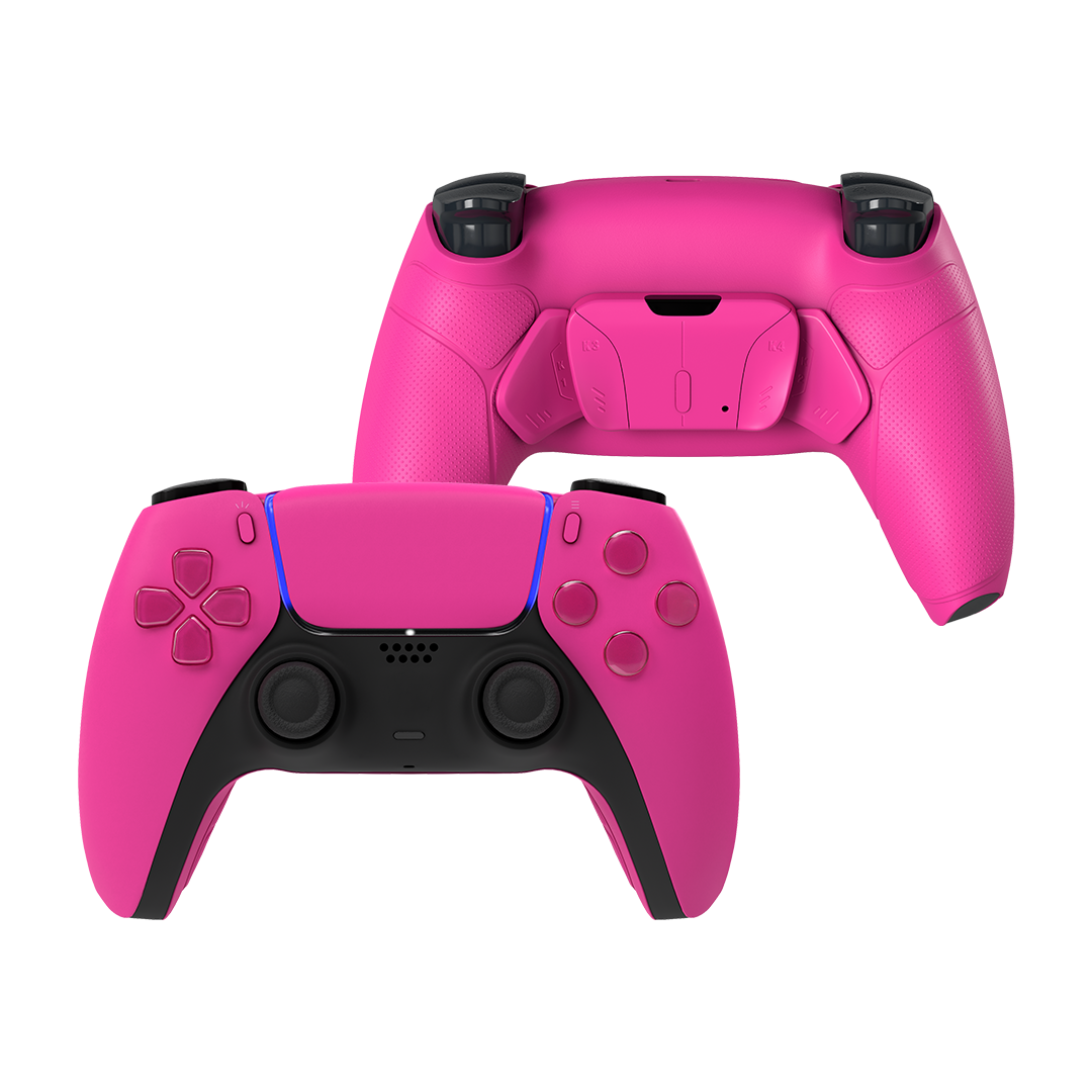 MERKA.G【即納】Sony PlayStation Dualsense Custom Controller PS5 / PC カスタムコントローラー ボタン数: 4つ カラー: ピンク Nova Pink