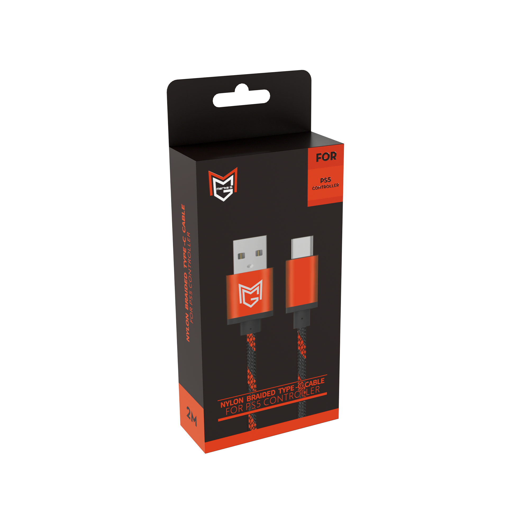 MERKA.G 充電ケーブル Charge Cable for PS5 Dualsense Sony PlayStation 5 TYPE-C USB-A