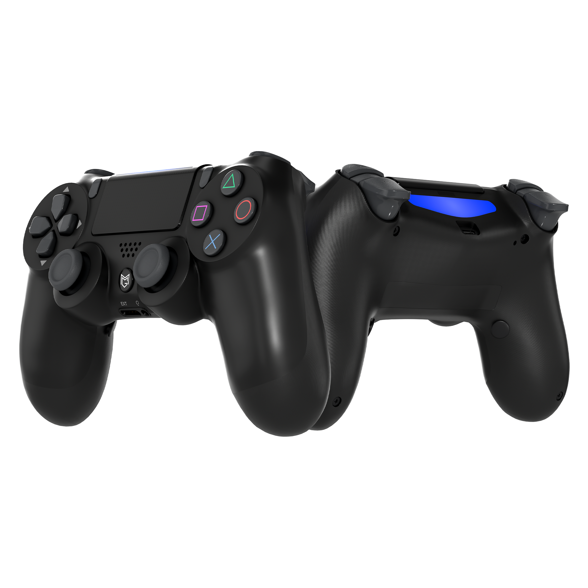 MERKA.G Sony PlayStation Dualshock 4 Custom Controller PS4 / PC カスタムコントローラー Color: Black