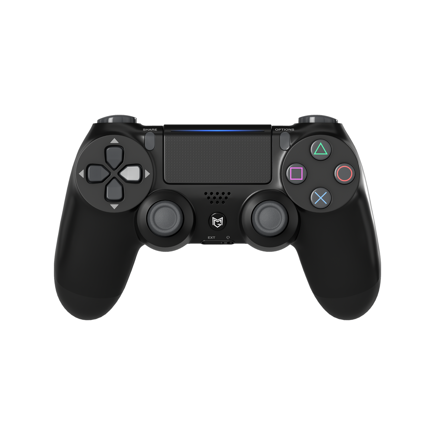 MERKA.G Sony PlayStation Dualshock 4 Custom Controller PS4 / PC カスタムコントローラー Color: Black
