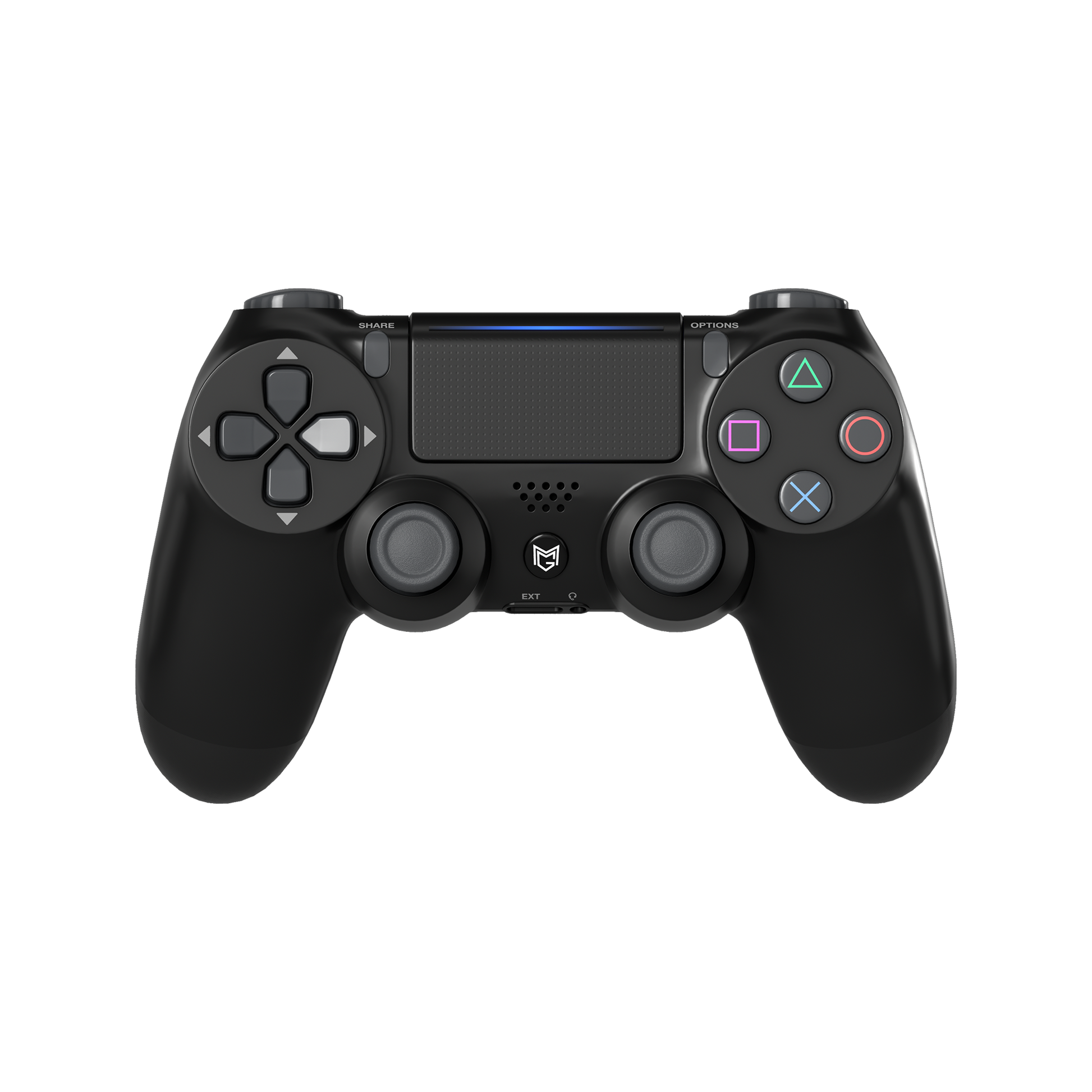 MERKA.G Sony PlayStation Dualshock 4 Custom Controller PS4 / PC カスタムコントローラー Color: Black
