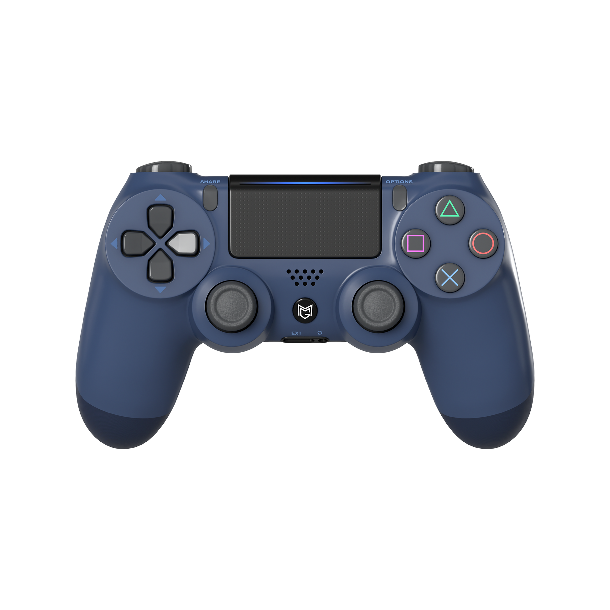 MERKA.G Sony PlayStation Dualshock 4 Custom Controller PS4 / PC カスタムコントローラー Color: Blue