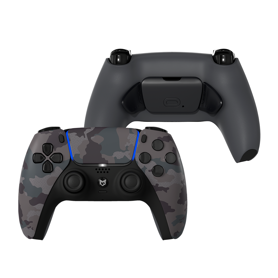 Sony PlayStation Dualsense Custom Controller PS5 / PC カスタムコントローラー Dualsense グレー カモフラージュ Camouflage Gray