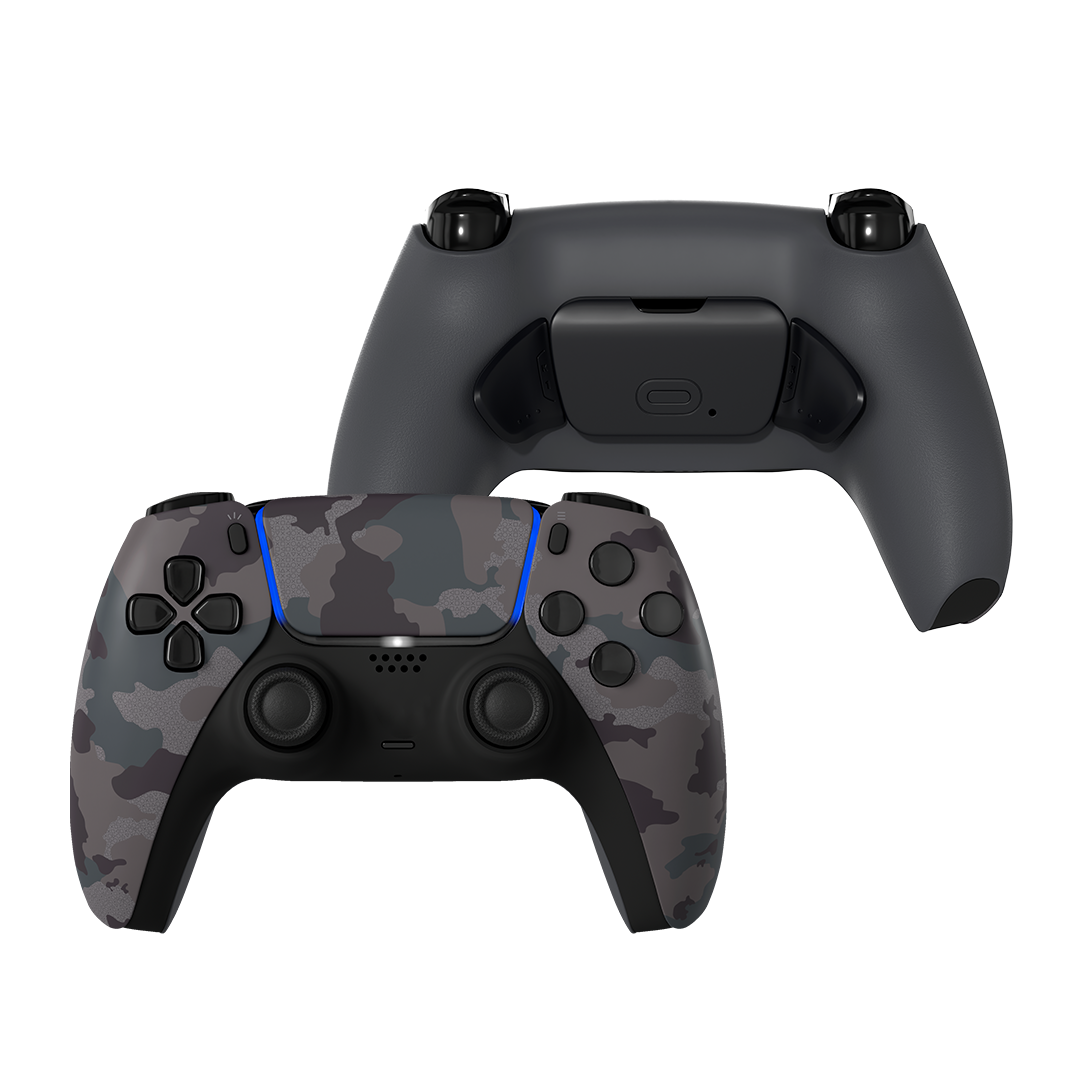 Sony PlayStation Dualsense Custom Controller PS5 / PC カスタムコントローラー Dualsense グレー カモフラージュ Camouflage Gray