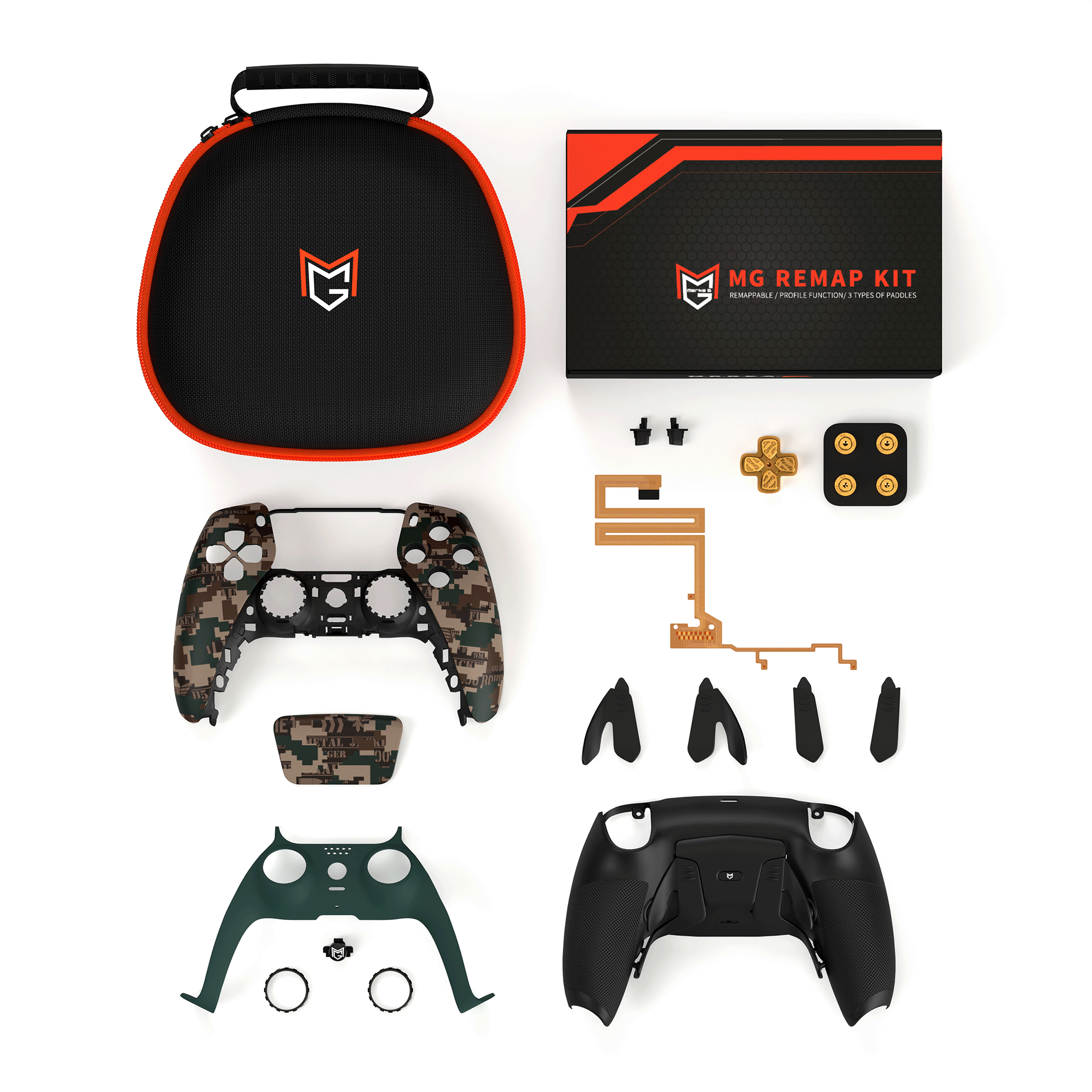 MERKA.G PS5 Dualsense Custom Controller カスタムコントローラー Smart　Model Smart Trigger クリックトリガーバンパー