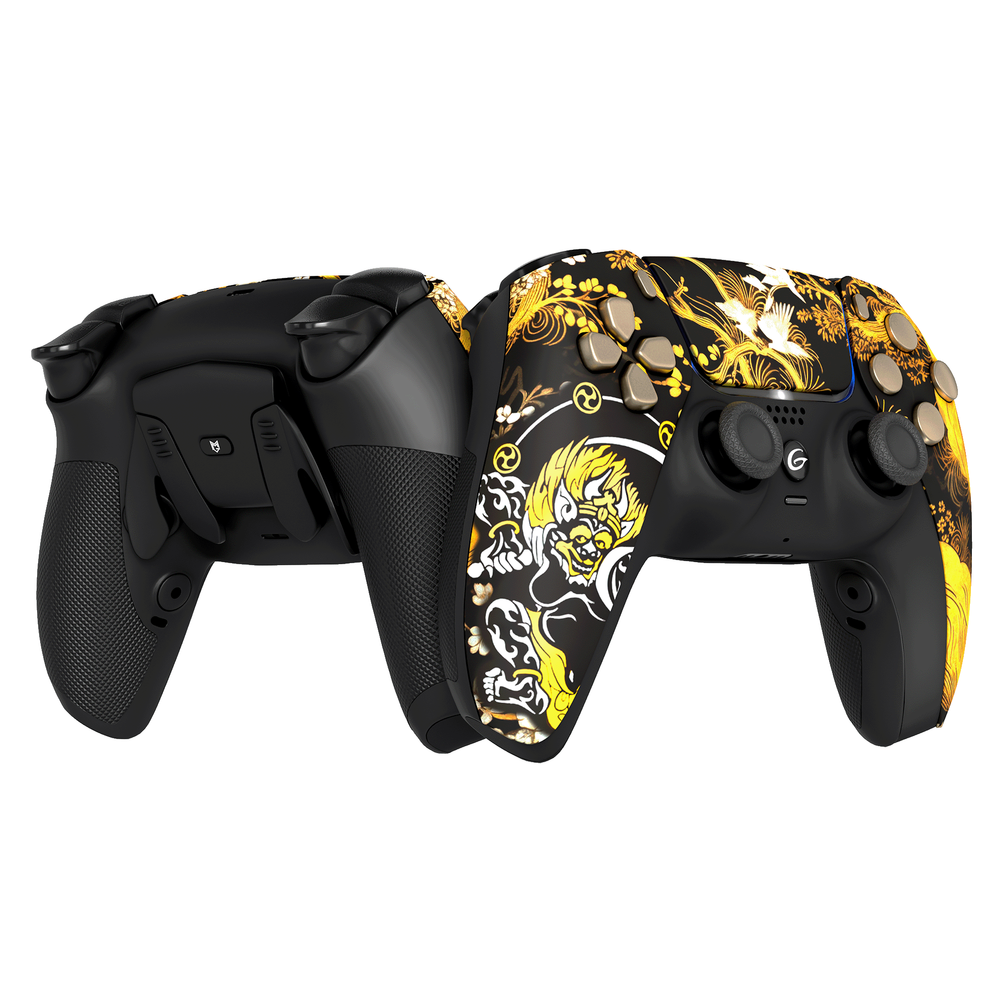 MERKA.G PS5 Dualsense Custom Controller FusionX  Back Button Back Paddle カスタムコントローラー 背面ボタン 背面パドル Japanese Style Series 和風シリーズ Original Design