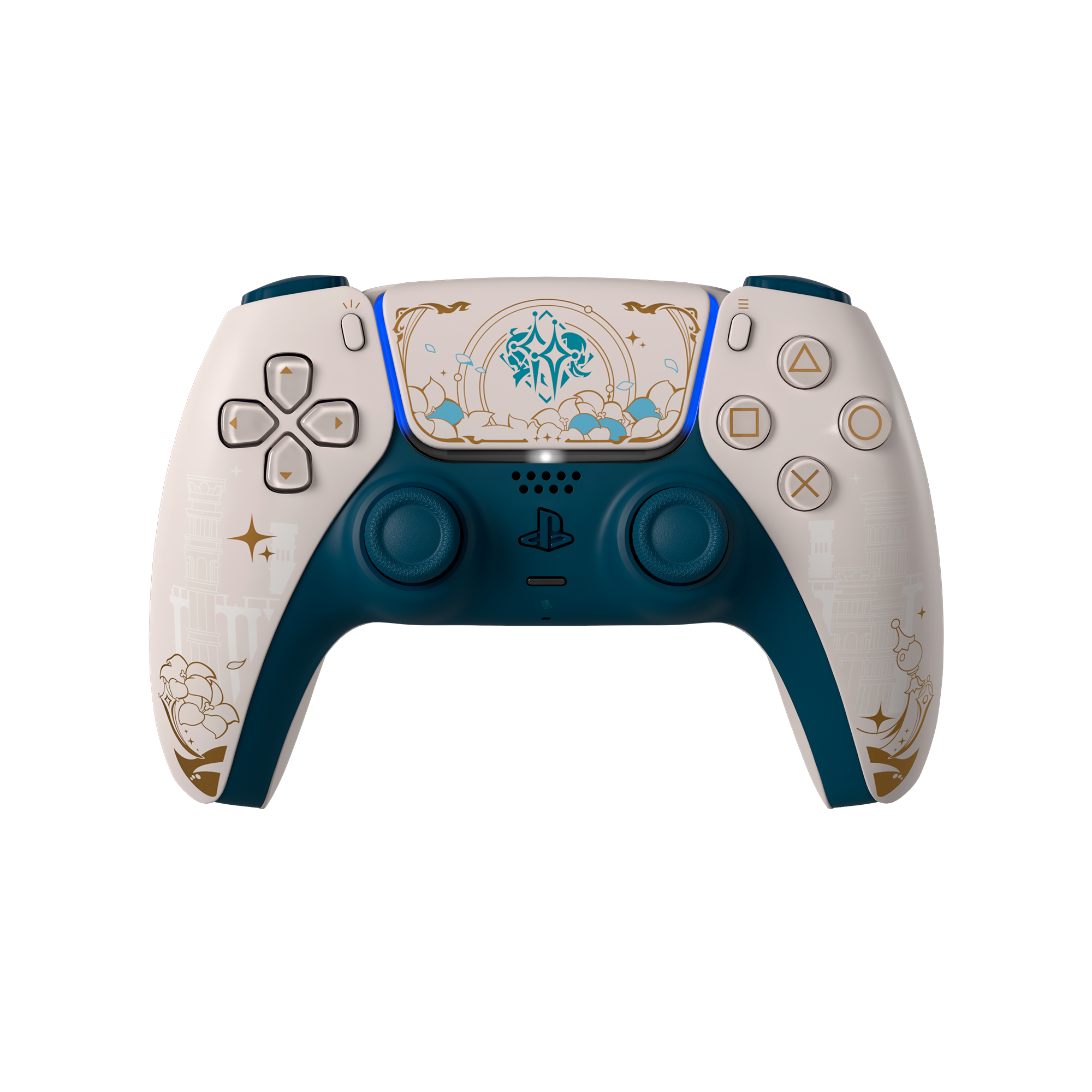 Sony PlayStation Dualsense Custom Controller PS5 / PC カスタムコントローラー Click trigger bumper クリックトリガーバンパー Color: Genshin 原神 Grip: グリップ無し