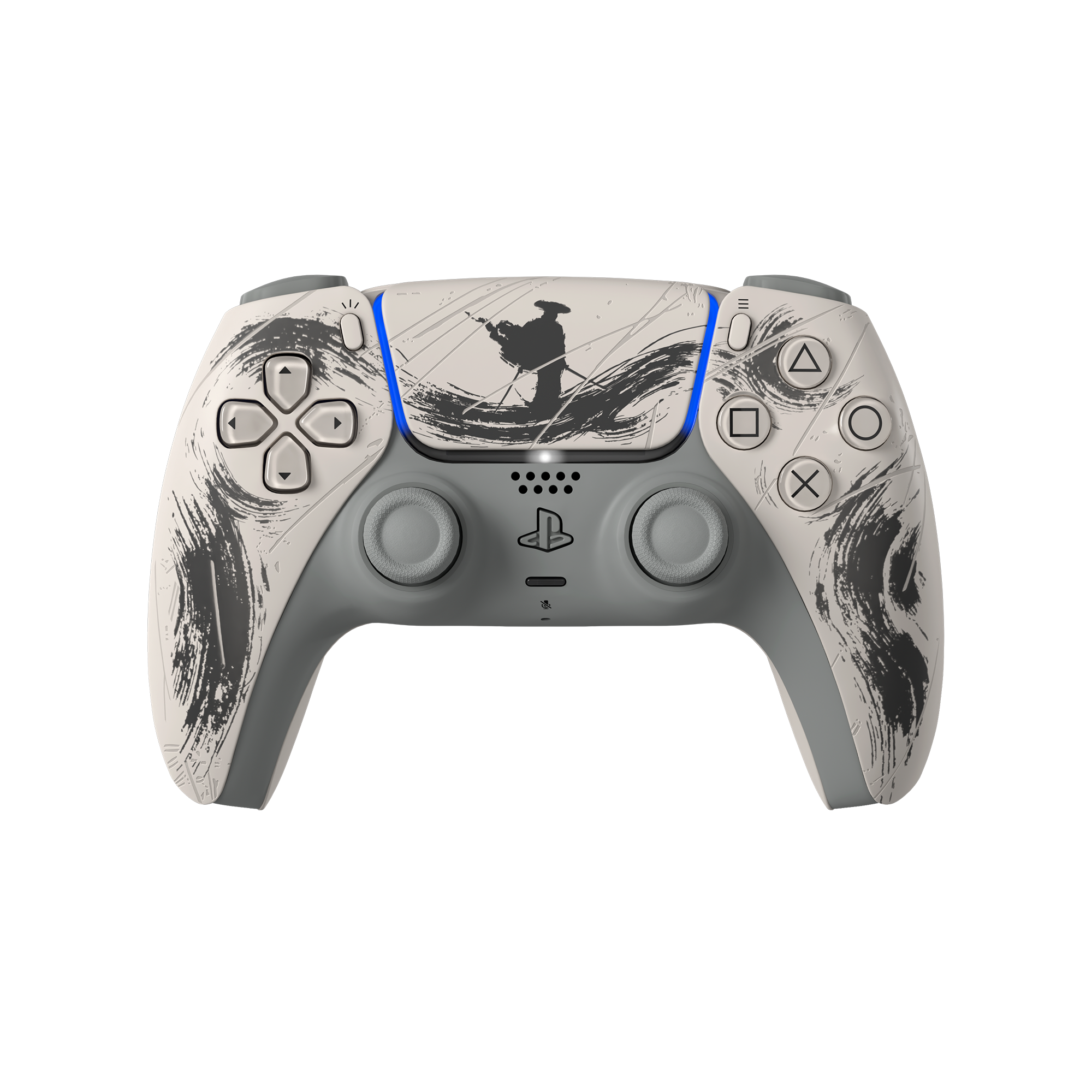 Sony PlayStation Dualsense Custom Controller PS5 / PC カスタムコントローラー Click trigger bumper クリックトリガーバンパー Color: Ghost of Yōtei Black Grip: グリップ無し