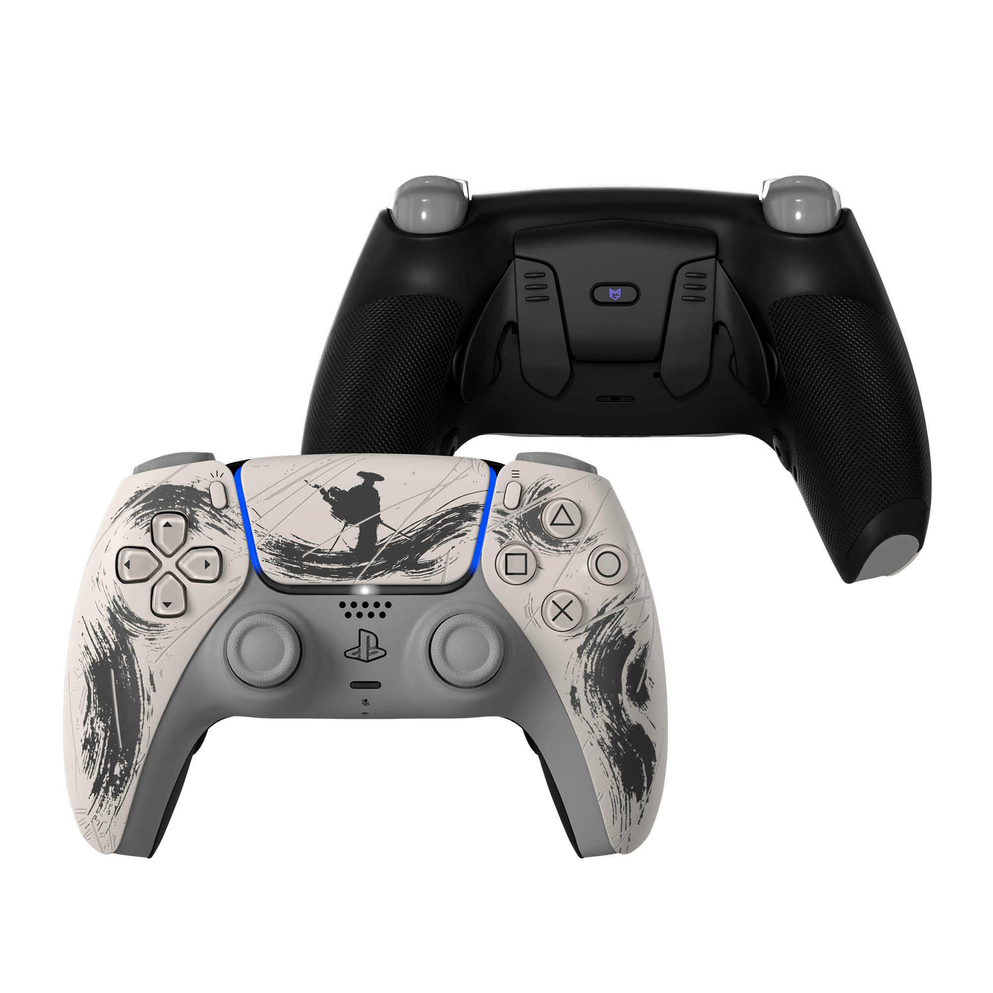 Sony PlayStation Dualsense Custom Controller PS5 / PC カスタムコントローラー FusionX Pro フュージョン Model: FusionX Ghost of Yōtei Black