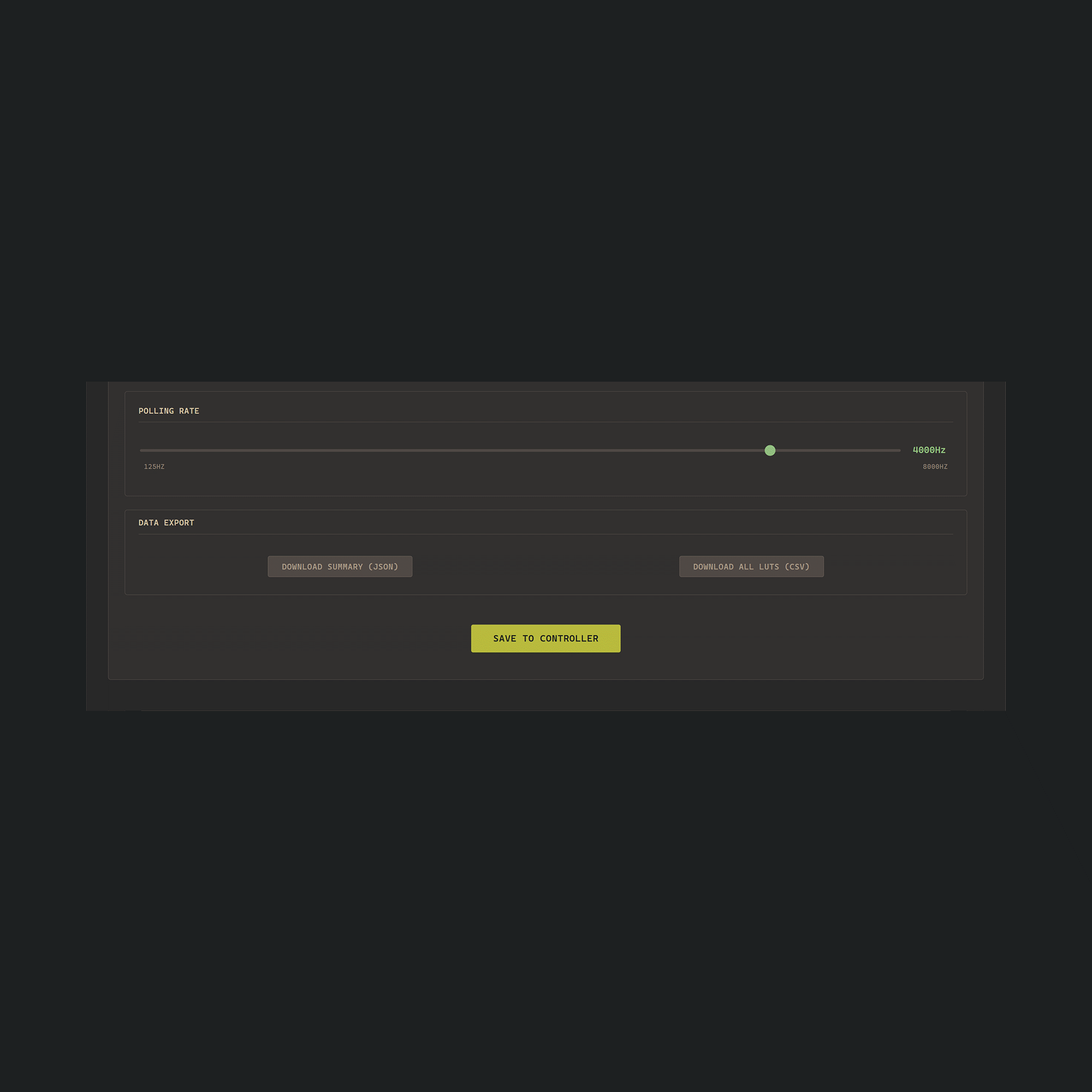 MERKA.G REACTA マニュアル ポーリングレート