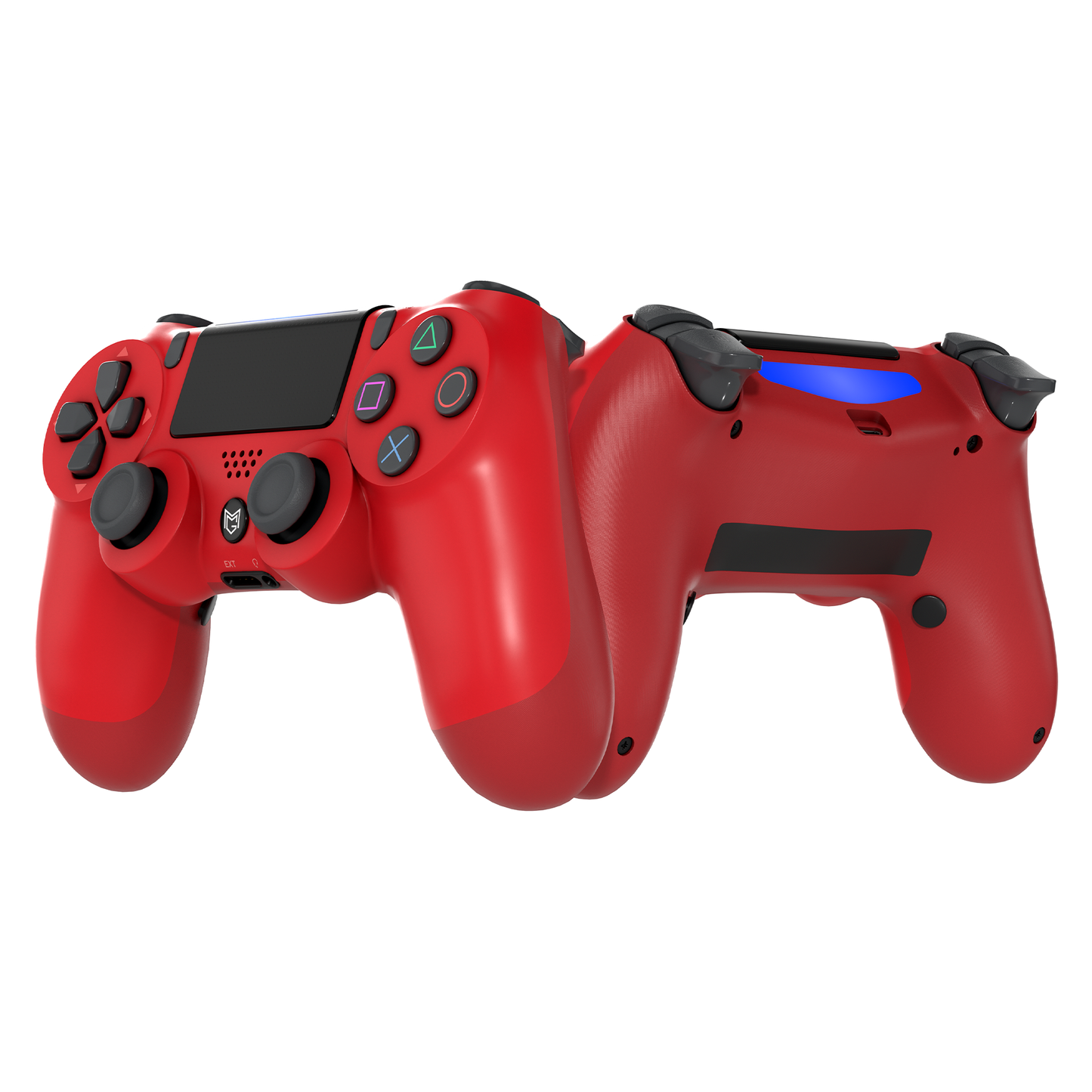 MERKA.G Sony PlayStation Dualshock 4 Custom Controller PS4 / PC カスタムコントローラー Color: Red