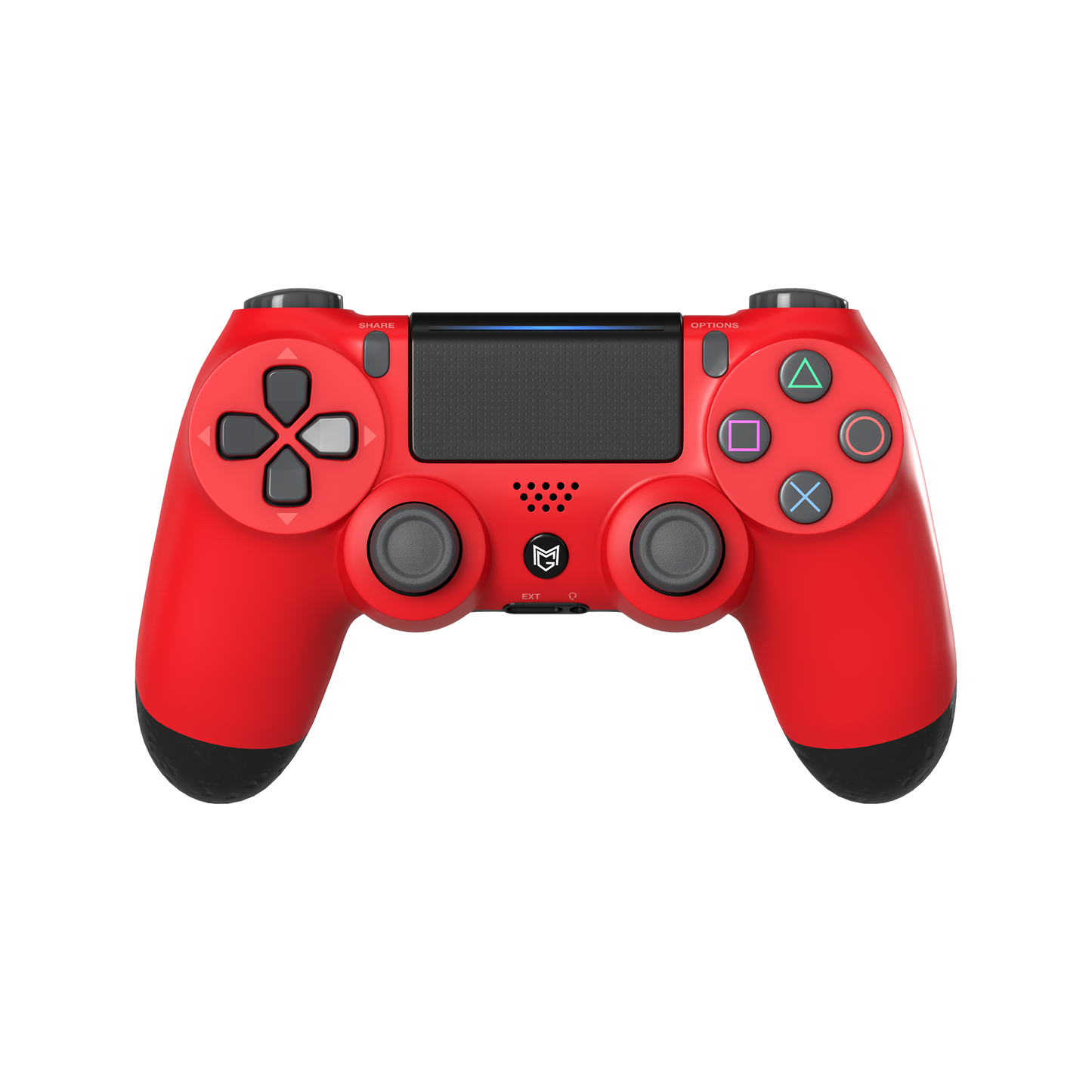 MERKA.G Sony PlayStation Dualshock 4 Custom Controller PS4 / PC カスタムコントローラー Color: Red