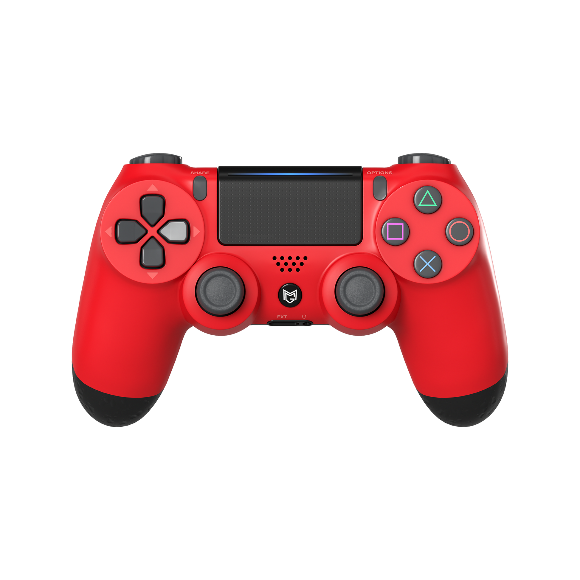 MERKA.G Sony PlayStation Dualshock 4 Custom Controller PS4 / PC カスタムコントローラー Color: Red