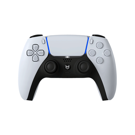 Sony PlayStation Dualsense Custom Controller PS5 / PC カスタムコントローラー Click trigger bumper クリックトリガーバンパー Color: White Grip: グリップ無し