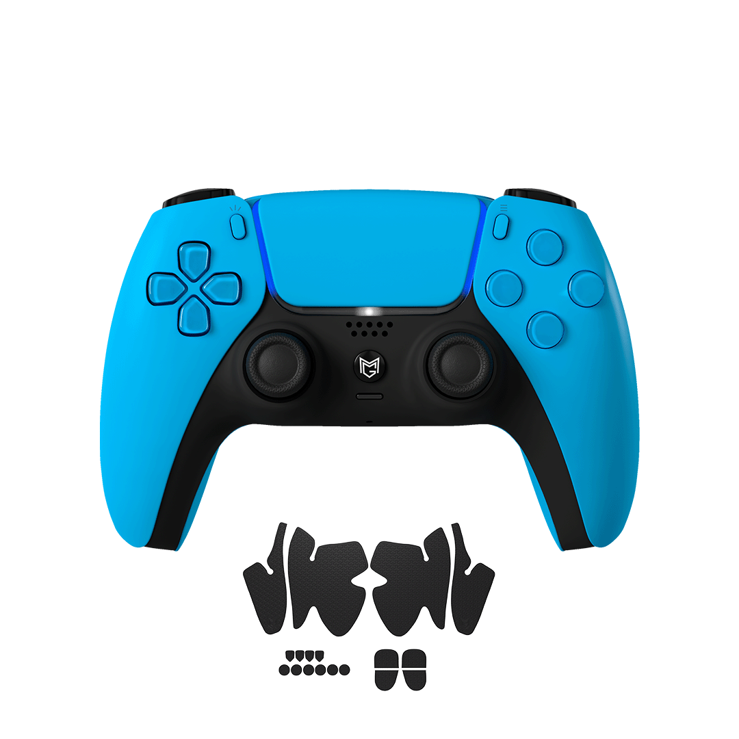 Sony PlayStation Dualsense Custom Controller PS5 / PC カスタムコントローラー Click trigger bumper クリックトリガーバンパー Color: Starlight Blue Grip: グリップ有り