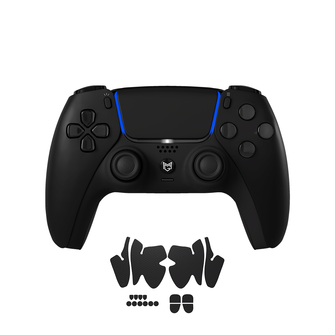 Sony PlayStation Dualsense Custom Controller PS5 / PC カスタムコントローラー Click trigger bumper クリックトリガーバンパー Color: Midnight Black Grip: グリップ有り