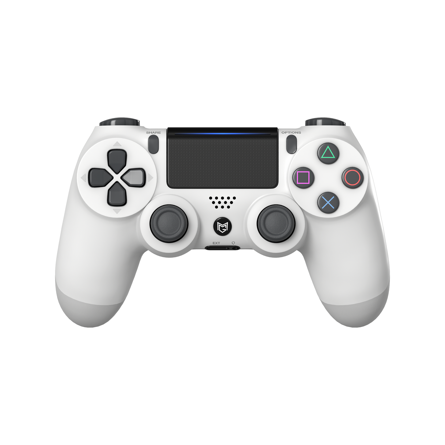 MERKA.G Sony PlayStation Dualshock 4 Custom Controller PS4 / PC カスタムコントローラー Color: White
