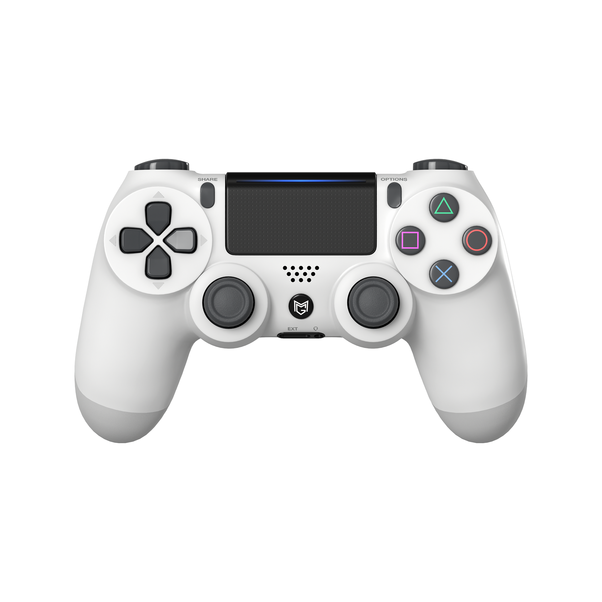 MERKA.G Sony PlayStation Dualshock 4 Custom Controller PS4 / PC カスタムコントローラー Color: White