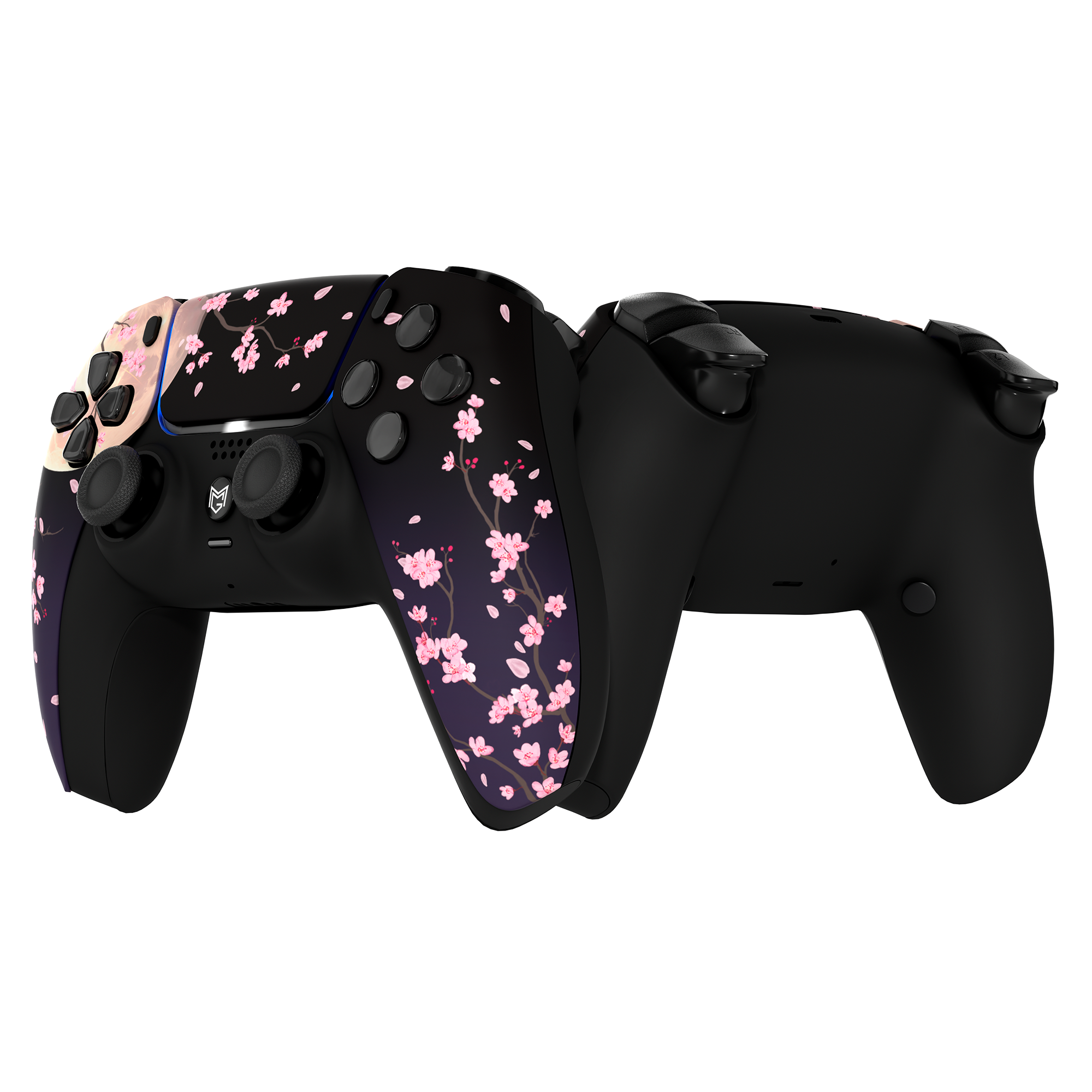 【即納】Sony PlayStation Dualsense Custom Controller PS5 / PC カスタムコントローラー 和風シリーズ YOZAKURA 夜桜 Japanese style series