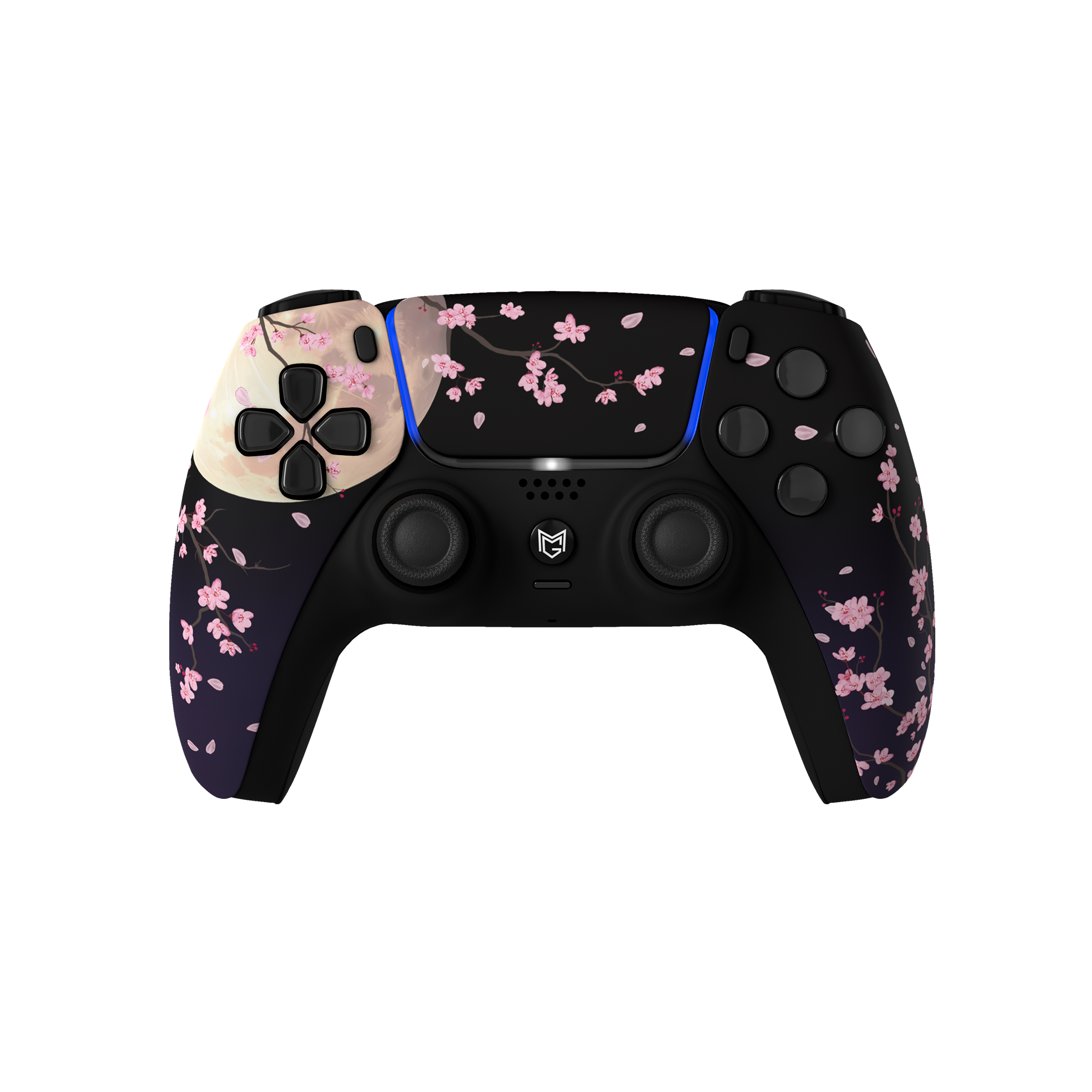 【即納】Sony PlayStation Dualsense Custom Controller PS5 / PC カスタムコントローラー 和風シリーズ YOZAKURA 夜桜 Japanese style series